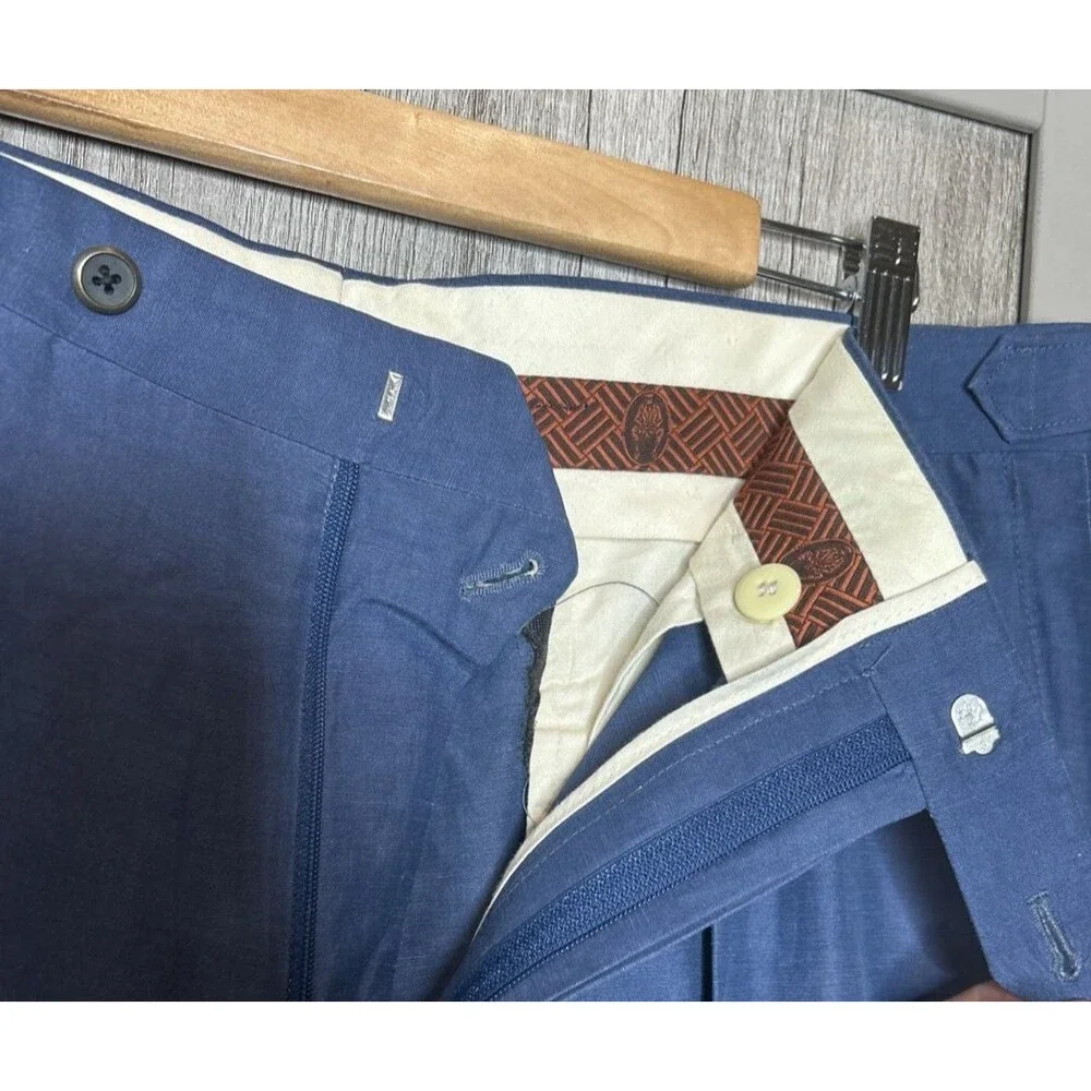 Paul Stuart John Pants Trousers Linen Silk